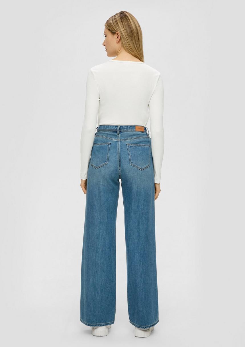 S.Oliver Rippshirt Mit Knopfleiste