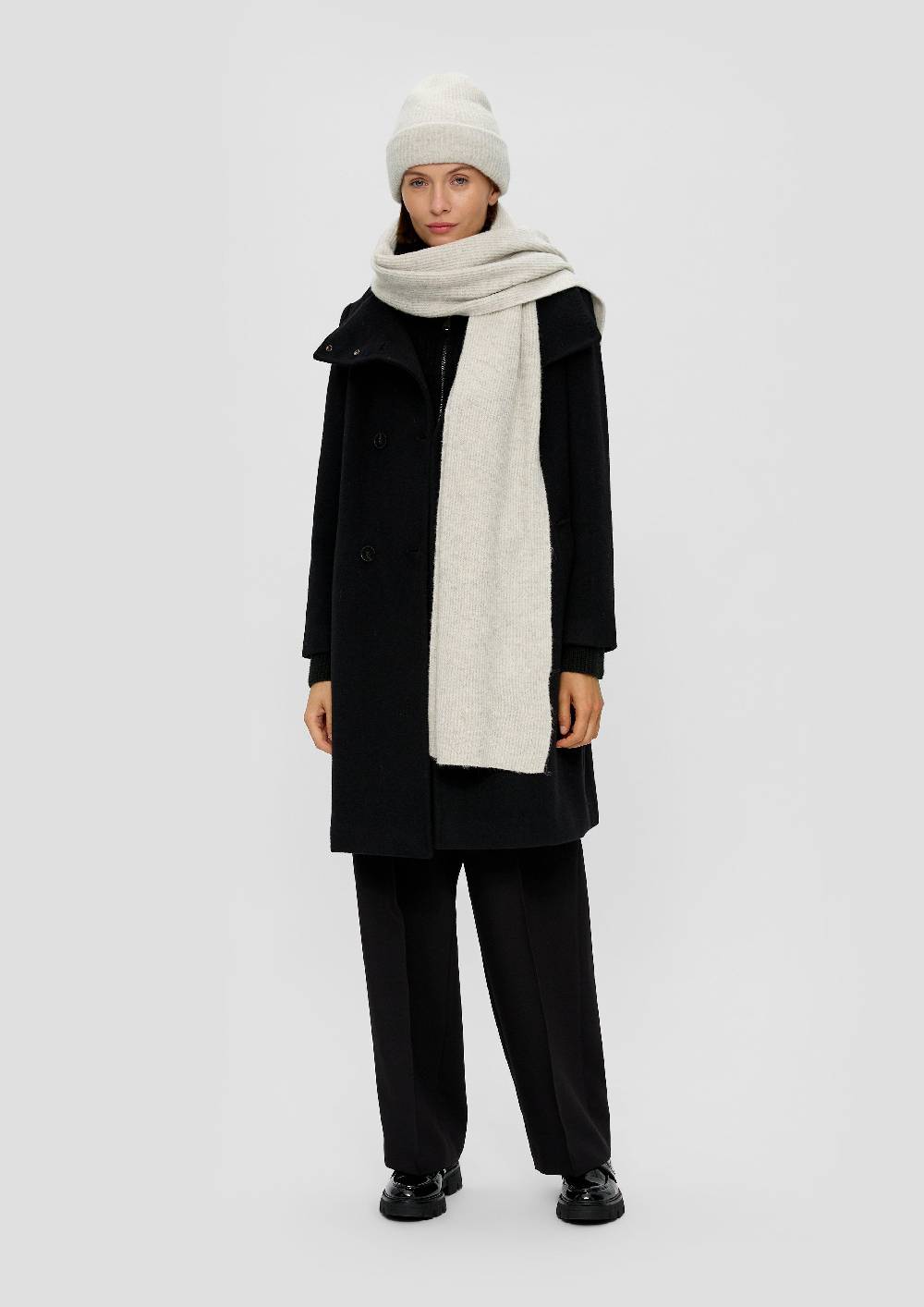 S.Oliver Rippstrick-Schal Mit Wollanteil