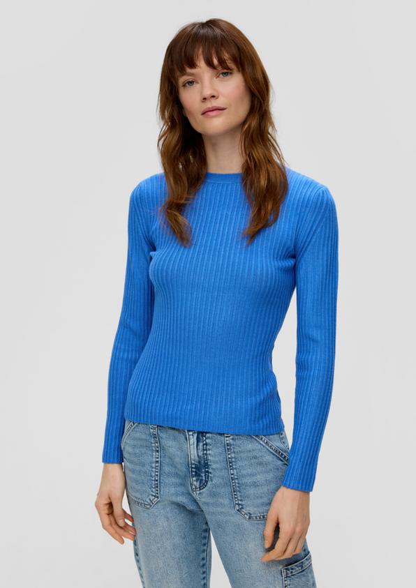 S.Oliver Rippstrickpullover aus Viskosemix