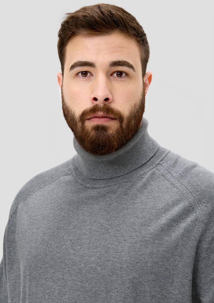 S.Oliver Rollkragenpullover Aus Baumwolle