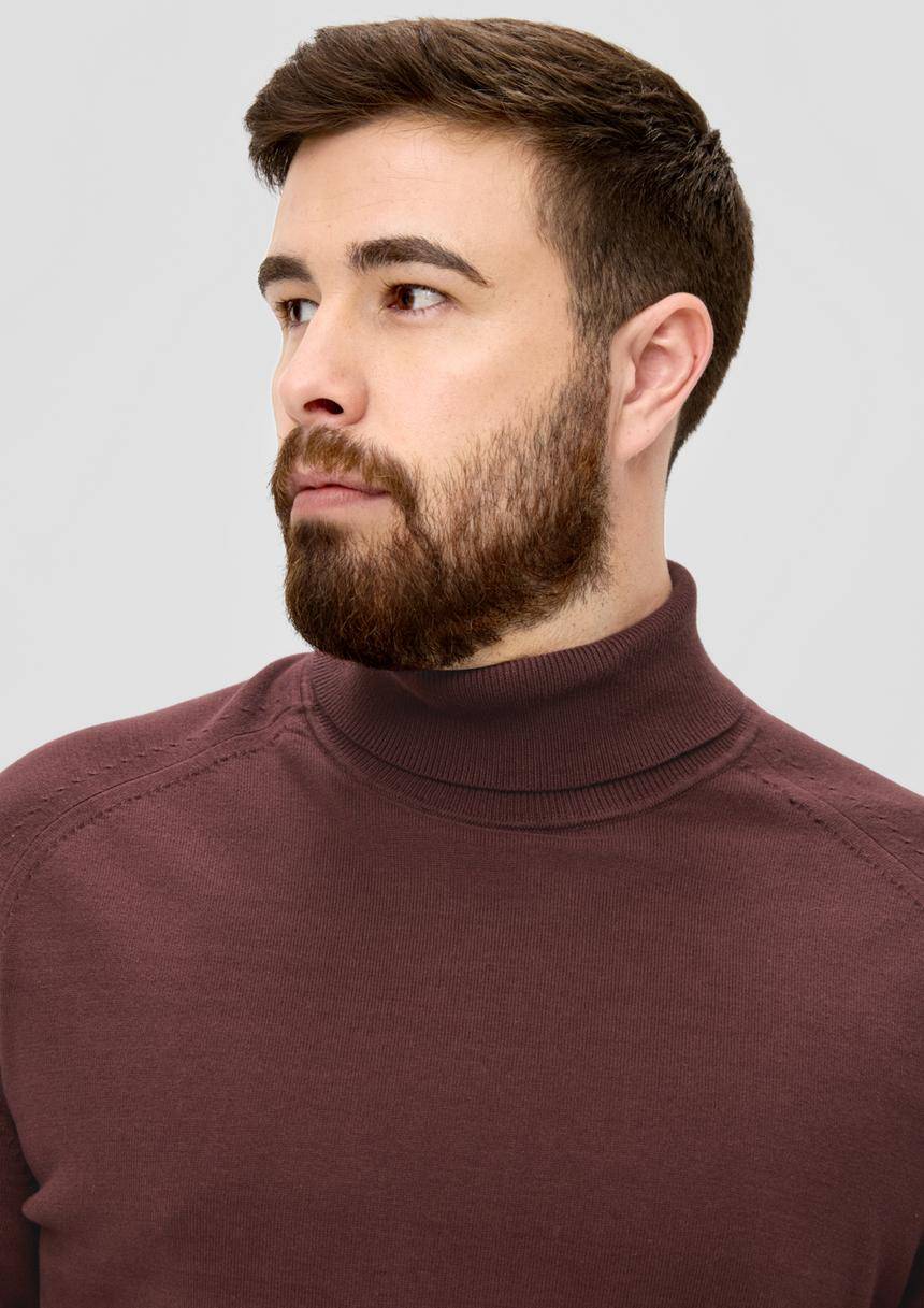 S.Oliver Rollkragenpullover Aus Baumwolle