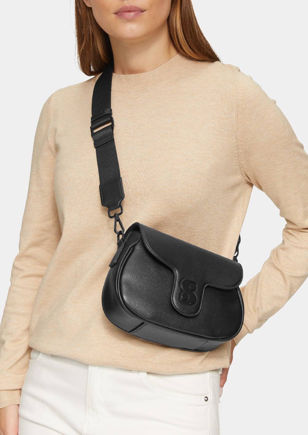 S.Oliver Saddle-Bag Aus Lederimitat