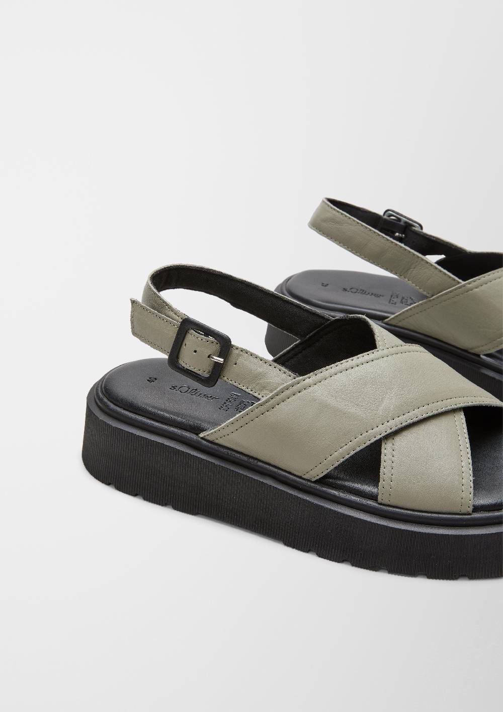 S.Oliver Sandalen Aus Echtleder