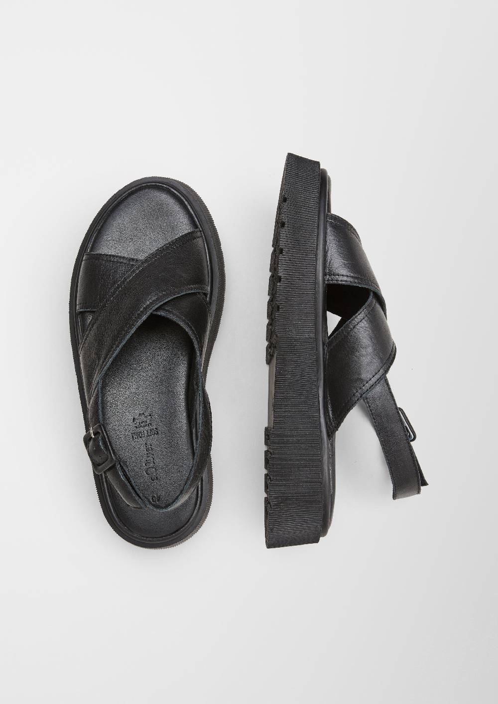 S.Oliver Sandalen Aus Echtleder