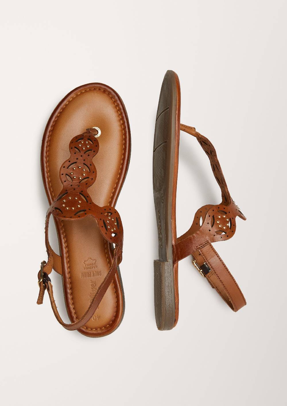 S.Oliver Sandalen Aus Leder