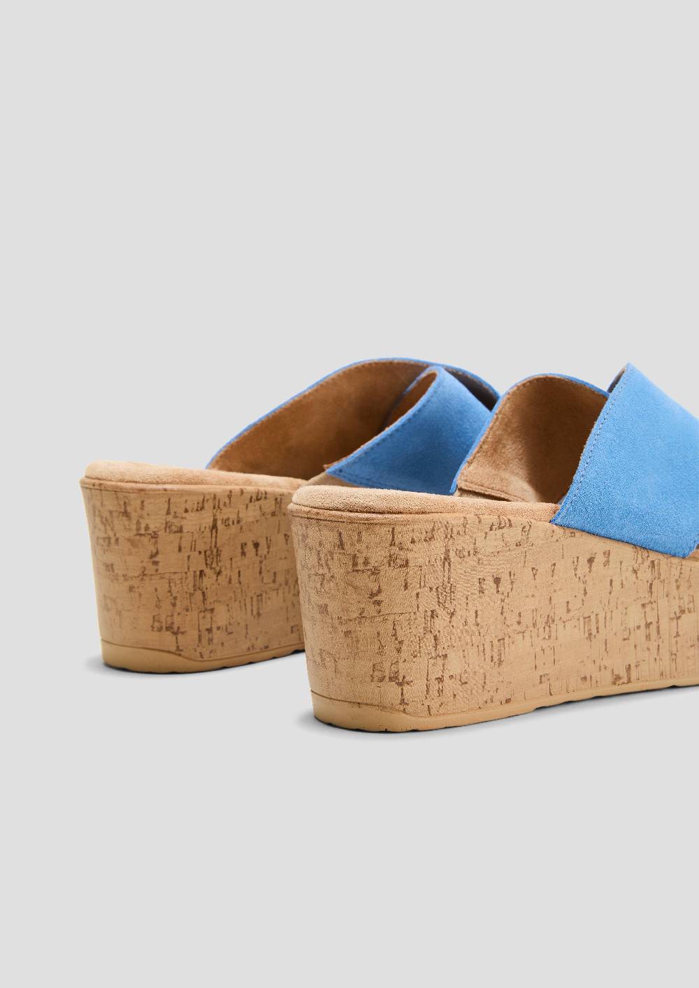 S.Oliver Sandalen Aus Leder Mit Keilabsatz