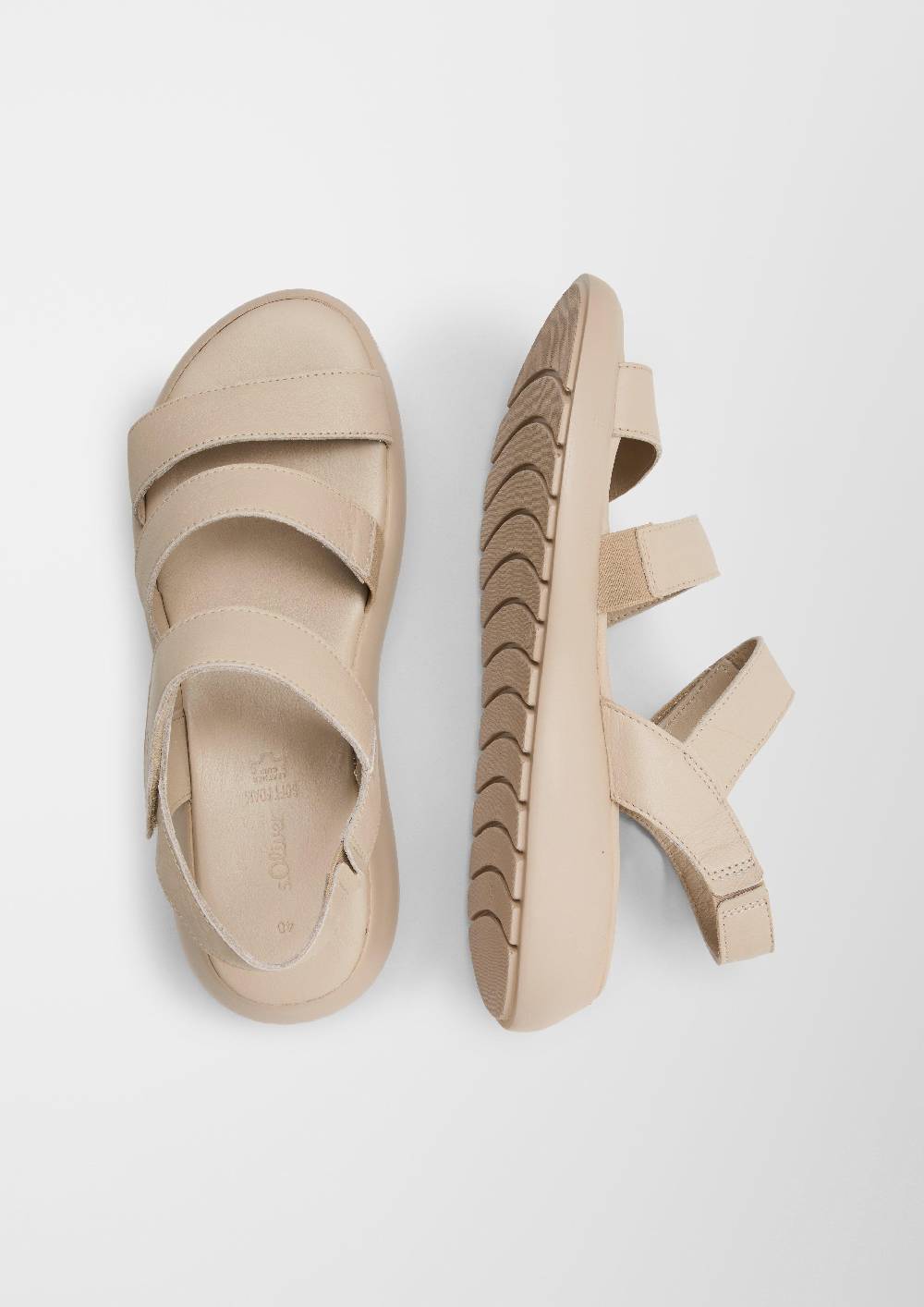 S.Oliver Sandalen Aus Rindsleder