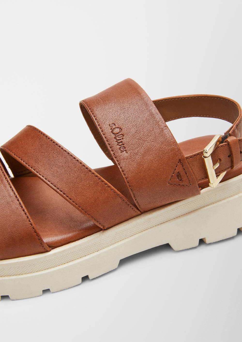 S.Oliver Sandalen Aus Schafsleder