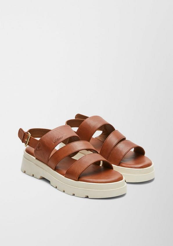 S.Oliver Sandalen aus Schafsleder