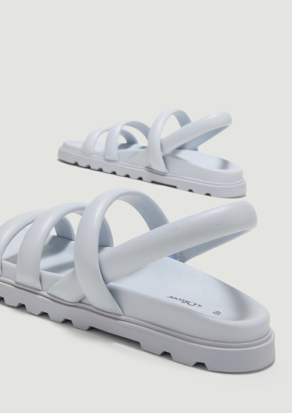 S.Oliver Sandalen In Glattleder-Optik