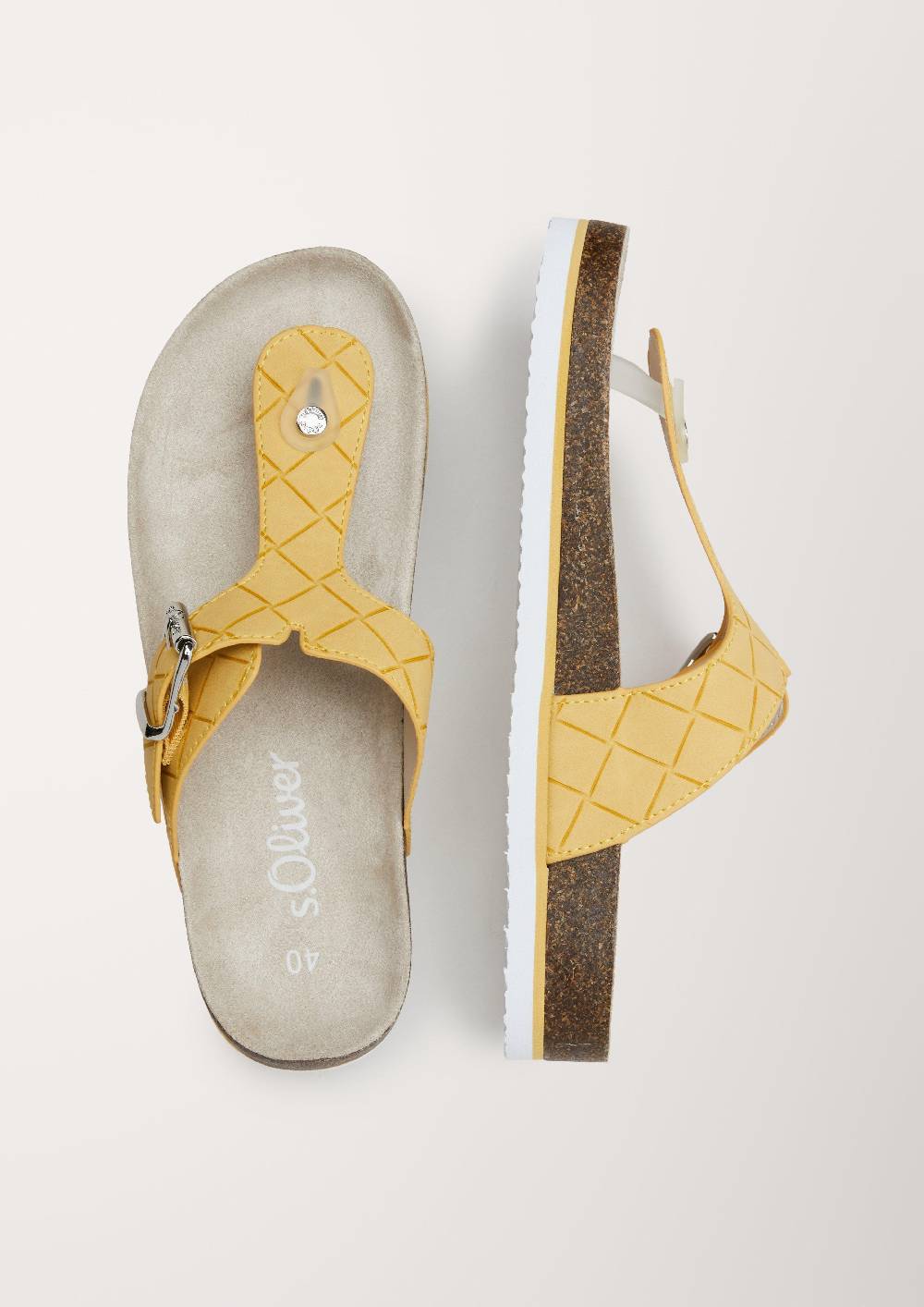 S.Oliver Sandalen In Lackleder-Optik