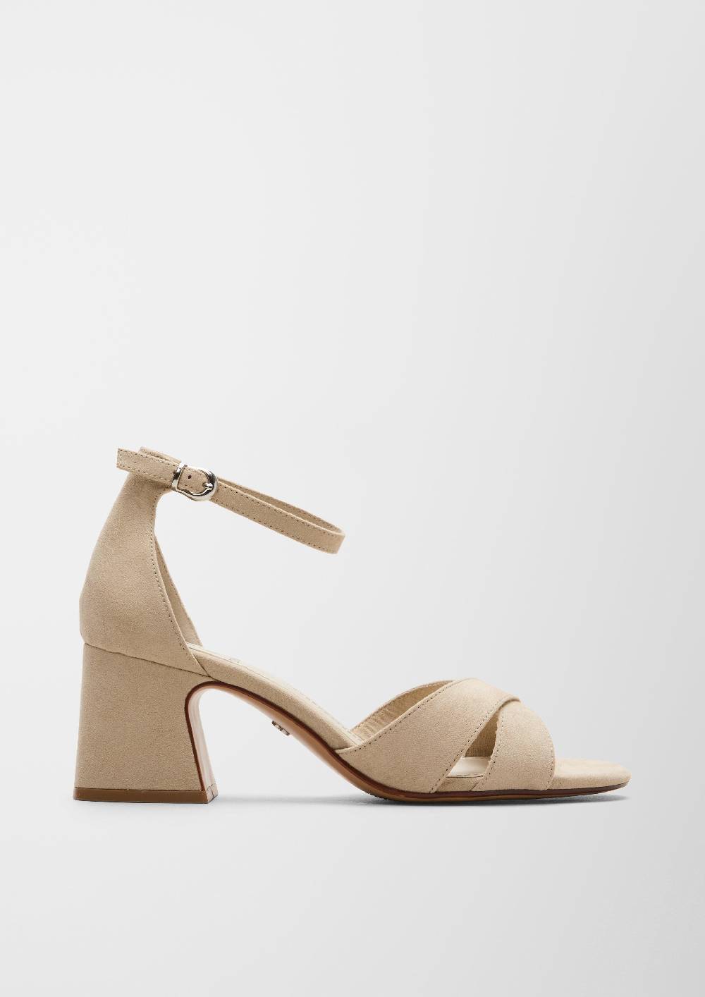 S.Oliver Sandalen In Veloursleder-Optik