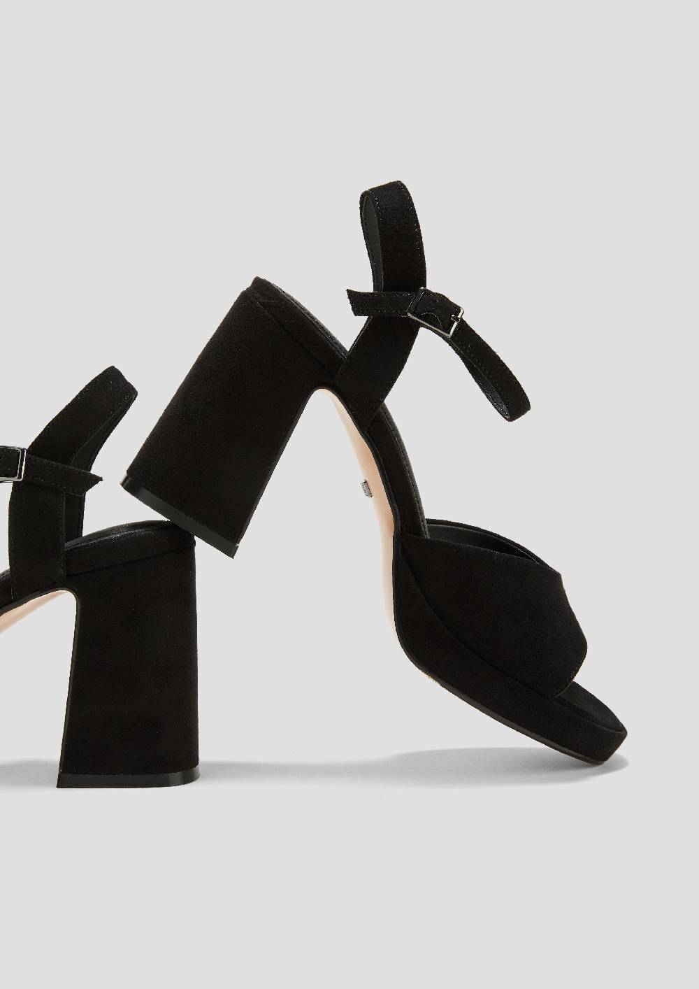 S.Oliver Sandalen Mit Blockabsatz Und Riemchen