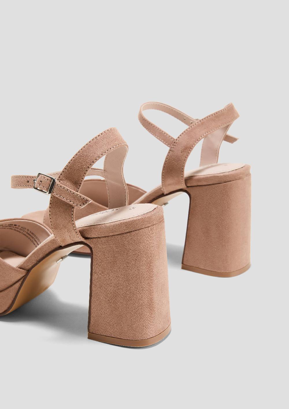 S.Oliver Sandalen Mit Blockabsatz Und Riemchen