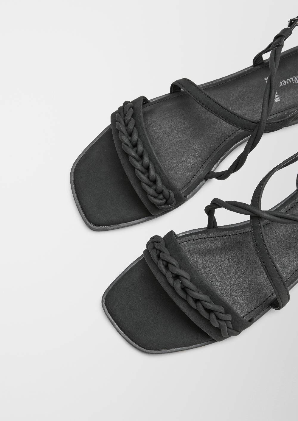 S.Oliver Sandalen Mit Flecht-Detail