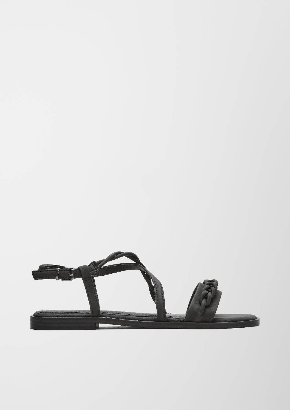 S.Oliver Sandalen Mit Flecht-Detail