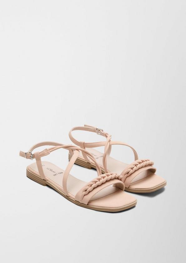 S.Oliver Sandalen mit Flecht-Detail