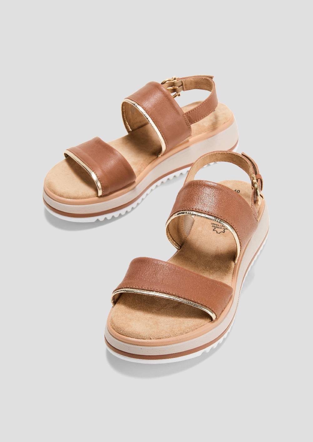 S.Oliver Sandalen Mit Lederriemen