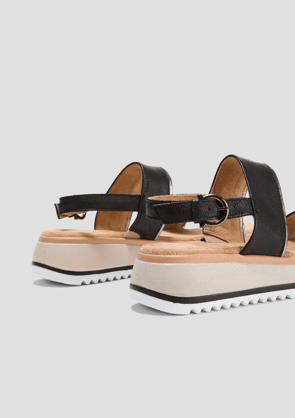 S.Oliver Sandalen Mit Lederriemen