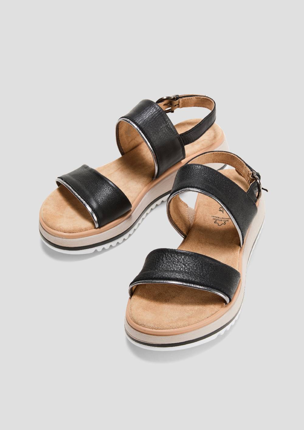 S.Oliver Sandalen Mit Lederriemen