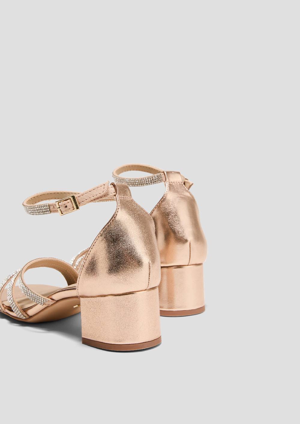 S.Oliver Sandalen Mit Riemchen Und Blockabsatz