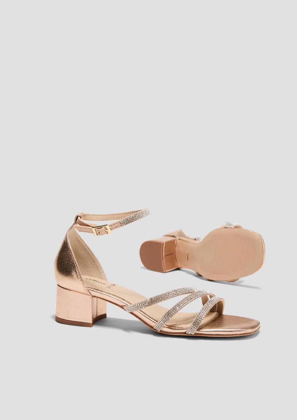 S.Oliver Sandalen Mit Riemchen Und Blockabsatz