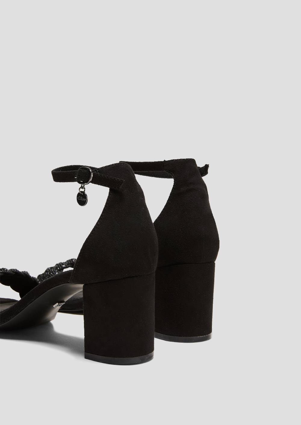 S.Oliver Sandalen Mit Riemchen Und Flecht-Detail