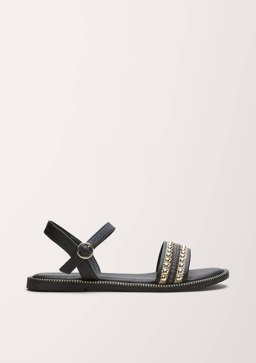 S.Oliver Sandalen Mit Schmucksteinchen