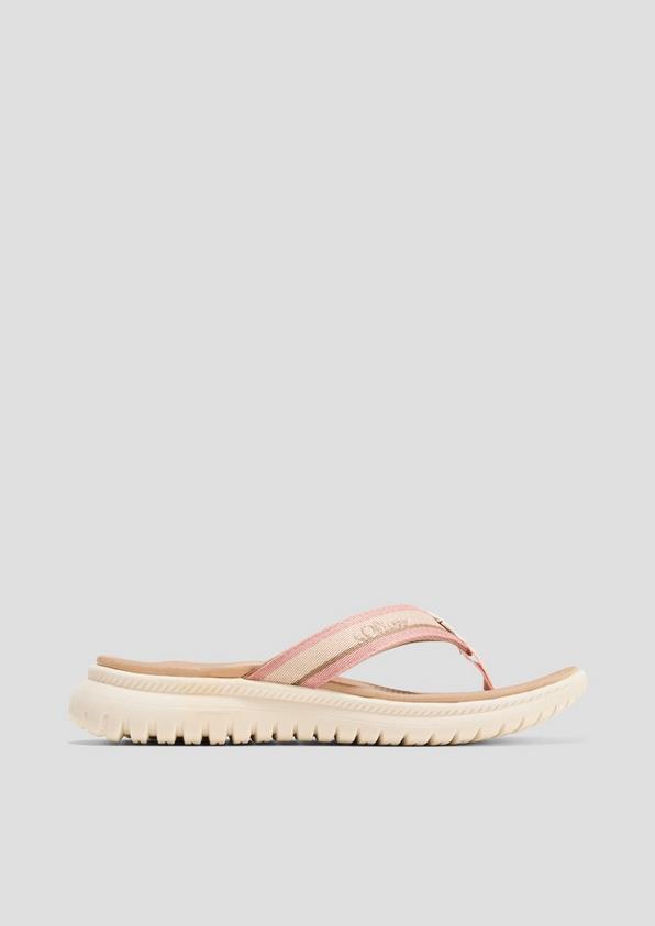 S.Oliver Sandalette mit Logoschriftzug