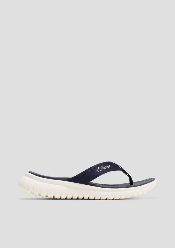S.Oliver Sandalette Mit Logoschriftzug