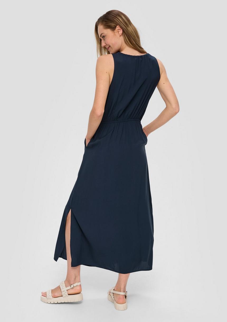 S.Oliver Satin-Kleid Mit Schleifendetail