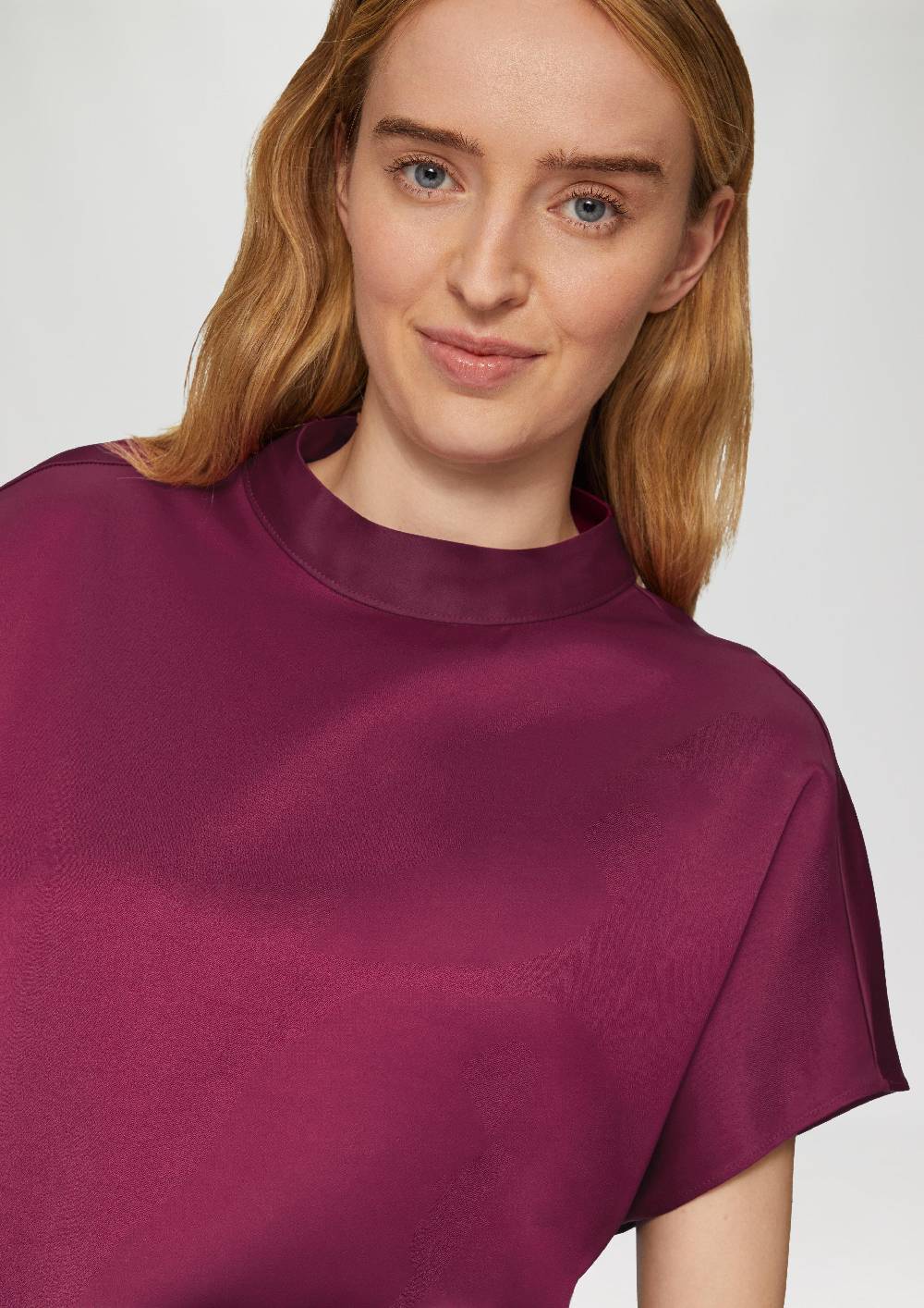 S.Oliver Satinbluse Im Loose Fit