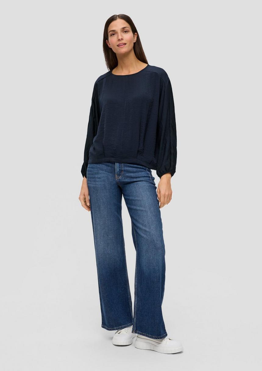 S.Oliver Satinbluse Im Loose Fit