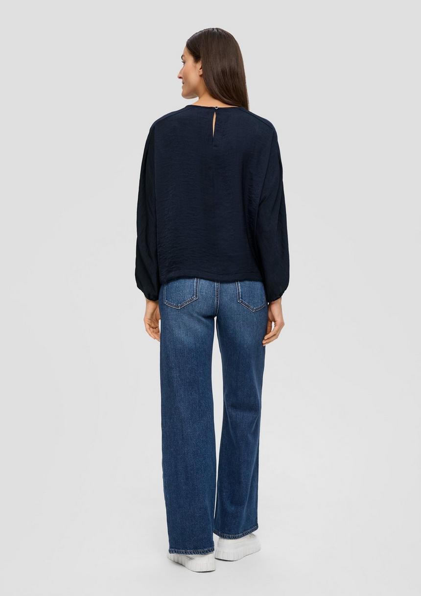 S.Oliver Satinbluse Im Loose Fit