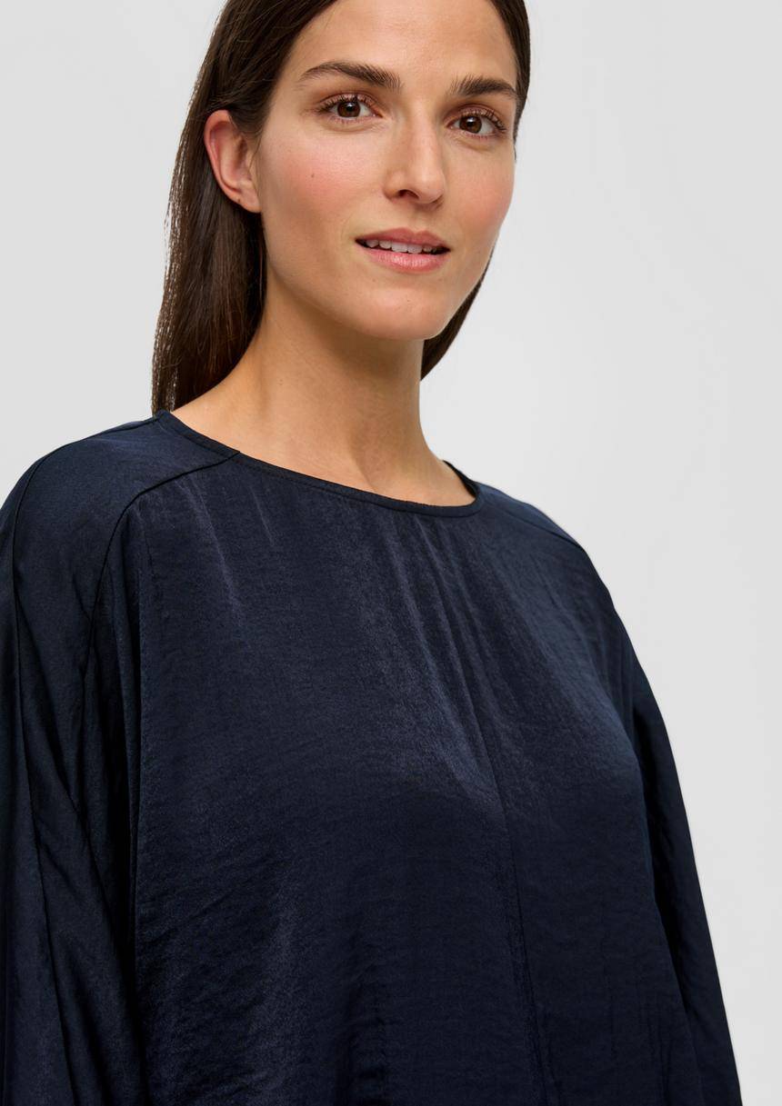 S.Oliver Satinbluse Im Loose Fit