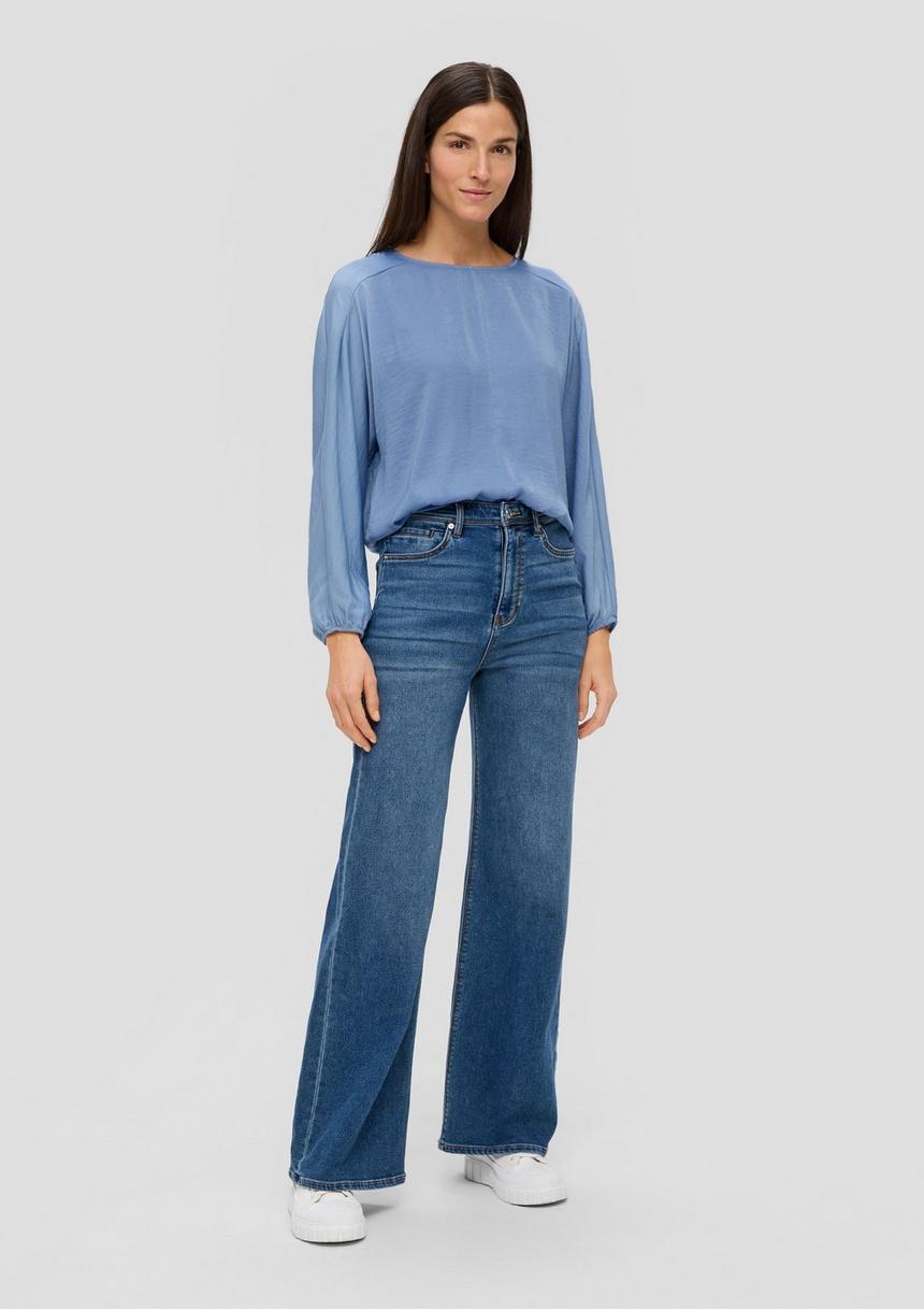 S.Oliver Satinbluse Im Loose Fit