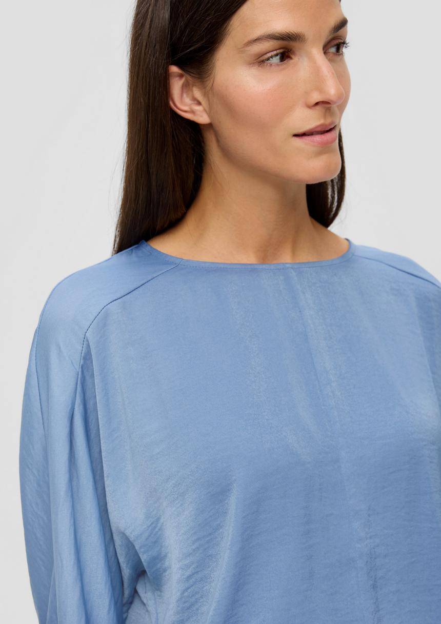 S.Oliver Satinbluse Im Loose Fit