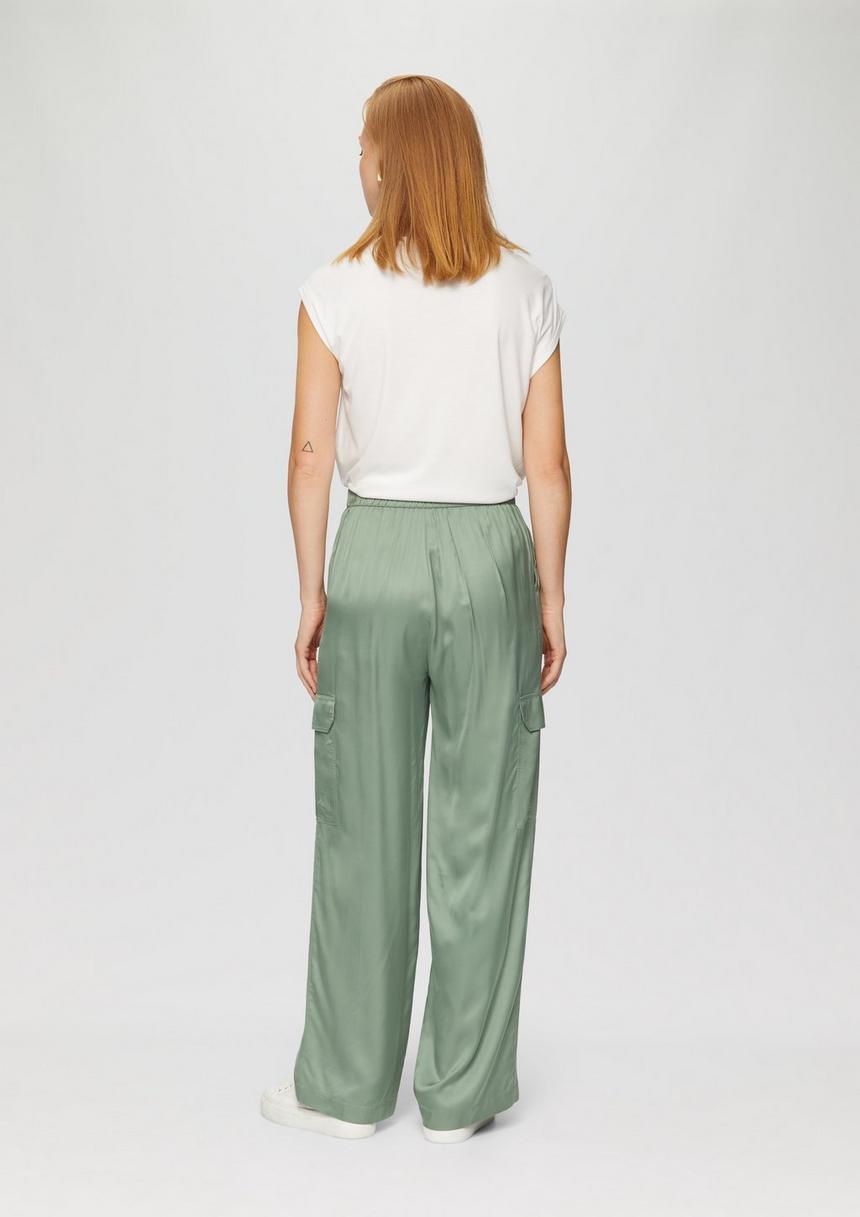 S.Oliver Satinhose Mit Cargotaschen