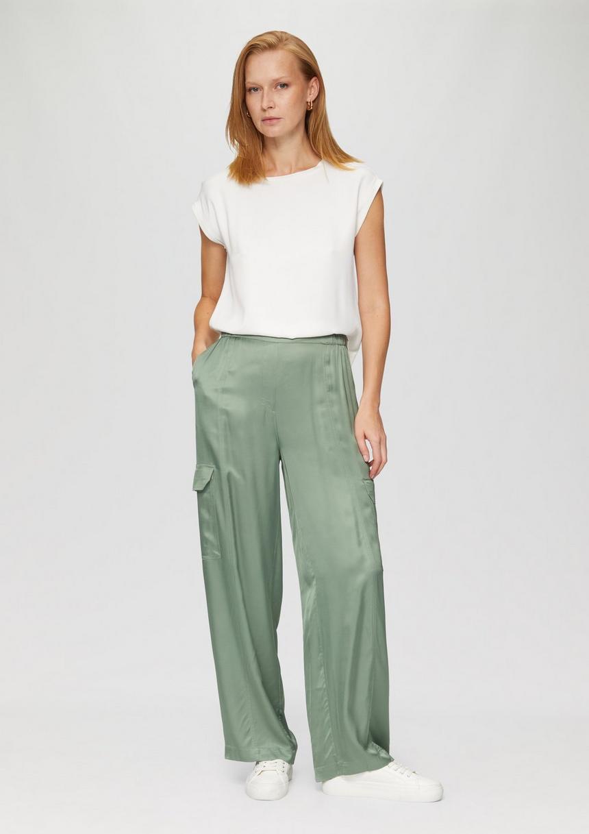 S.Oliver Satinhose mit Cargotaschen
