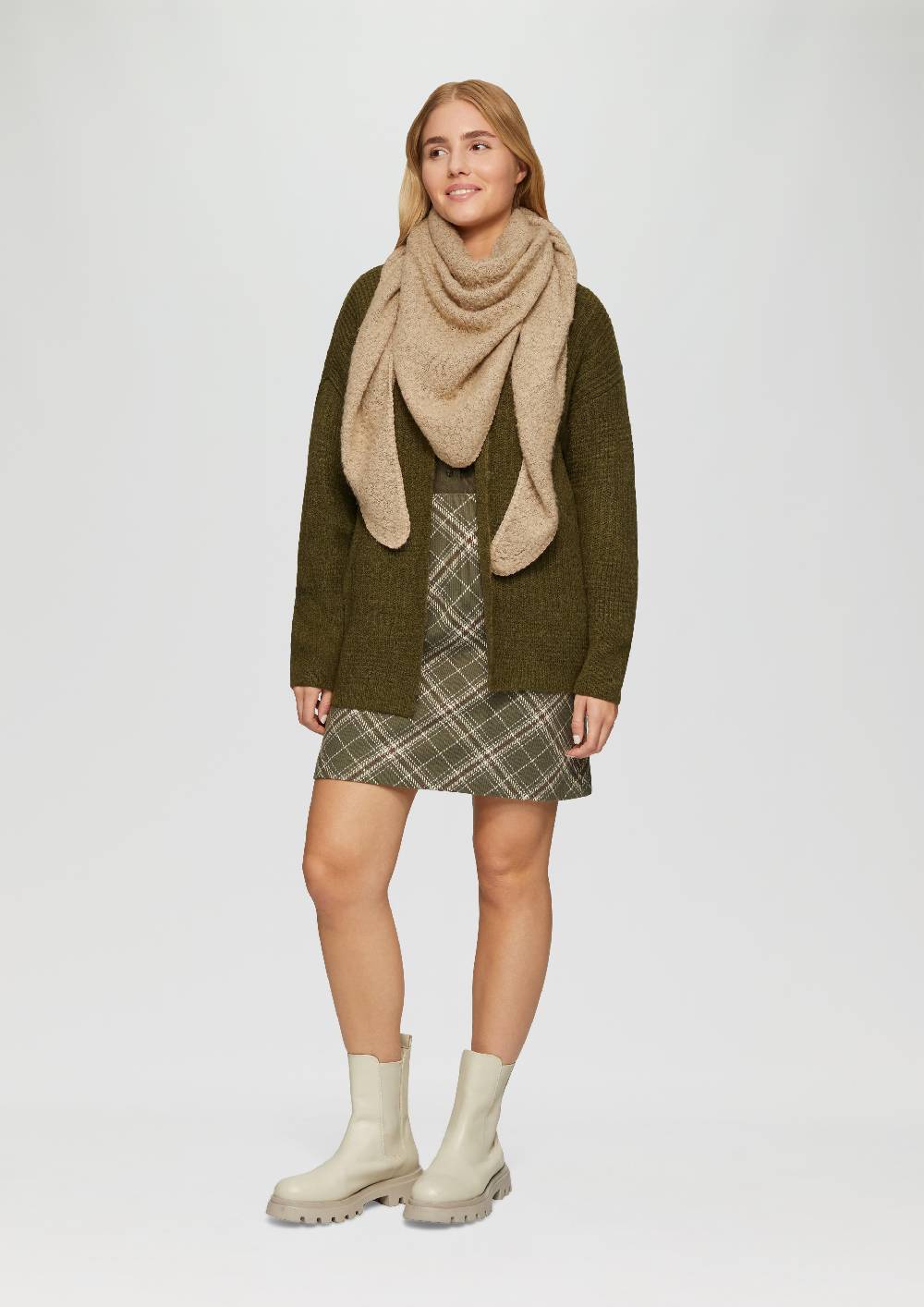 S.Oliver Schal Aus Baumwollmix