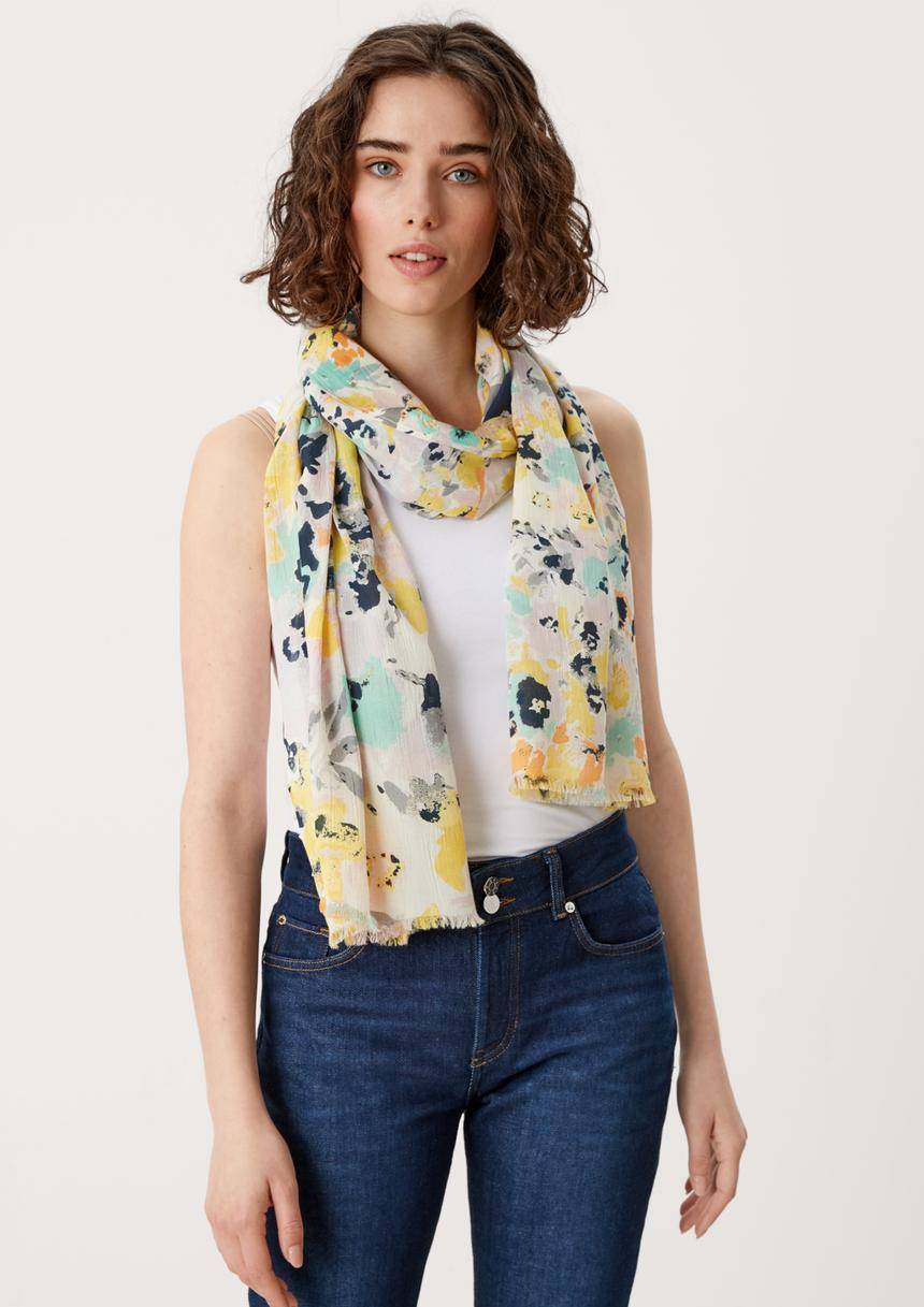 S.Oliver Schal Mit Blumenprint