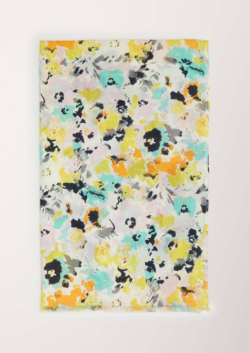 S.Oliver Schal Mit Blumenprint