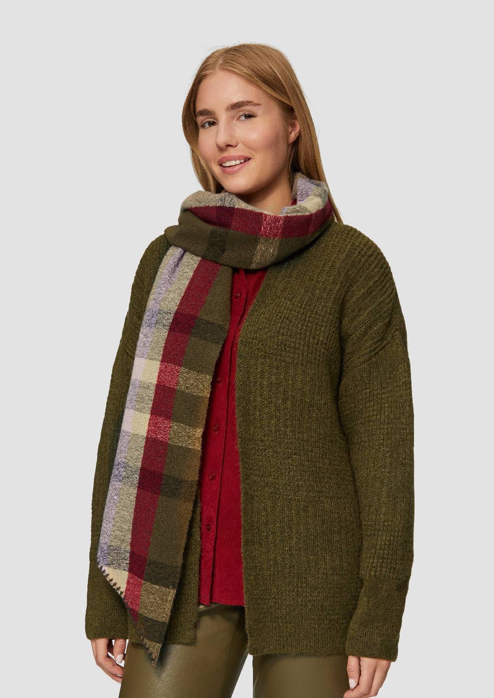 S.Oliver Schal Mit Karomuster