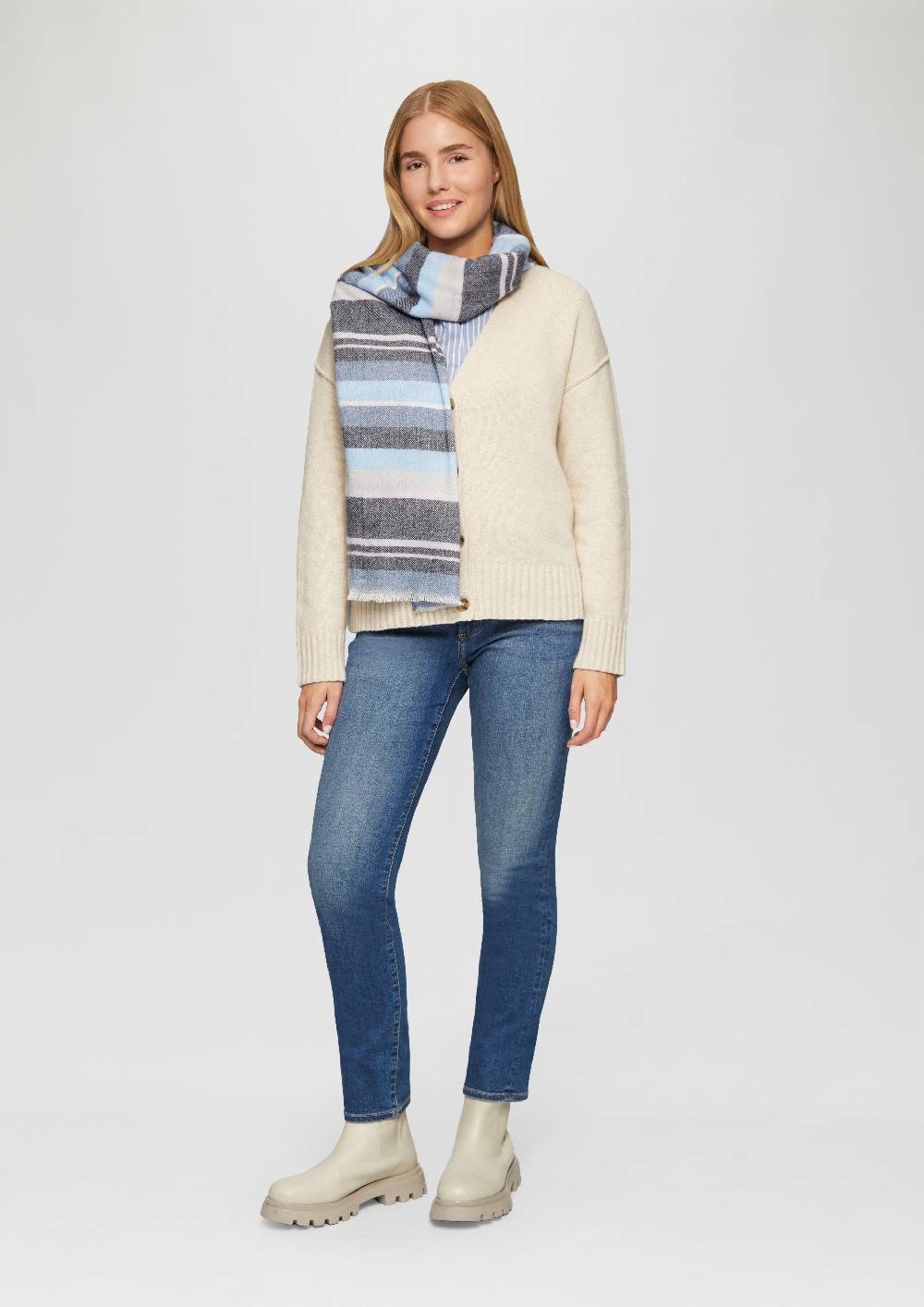 S.Oliver Schal Mit Streifen