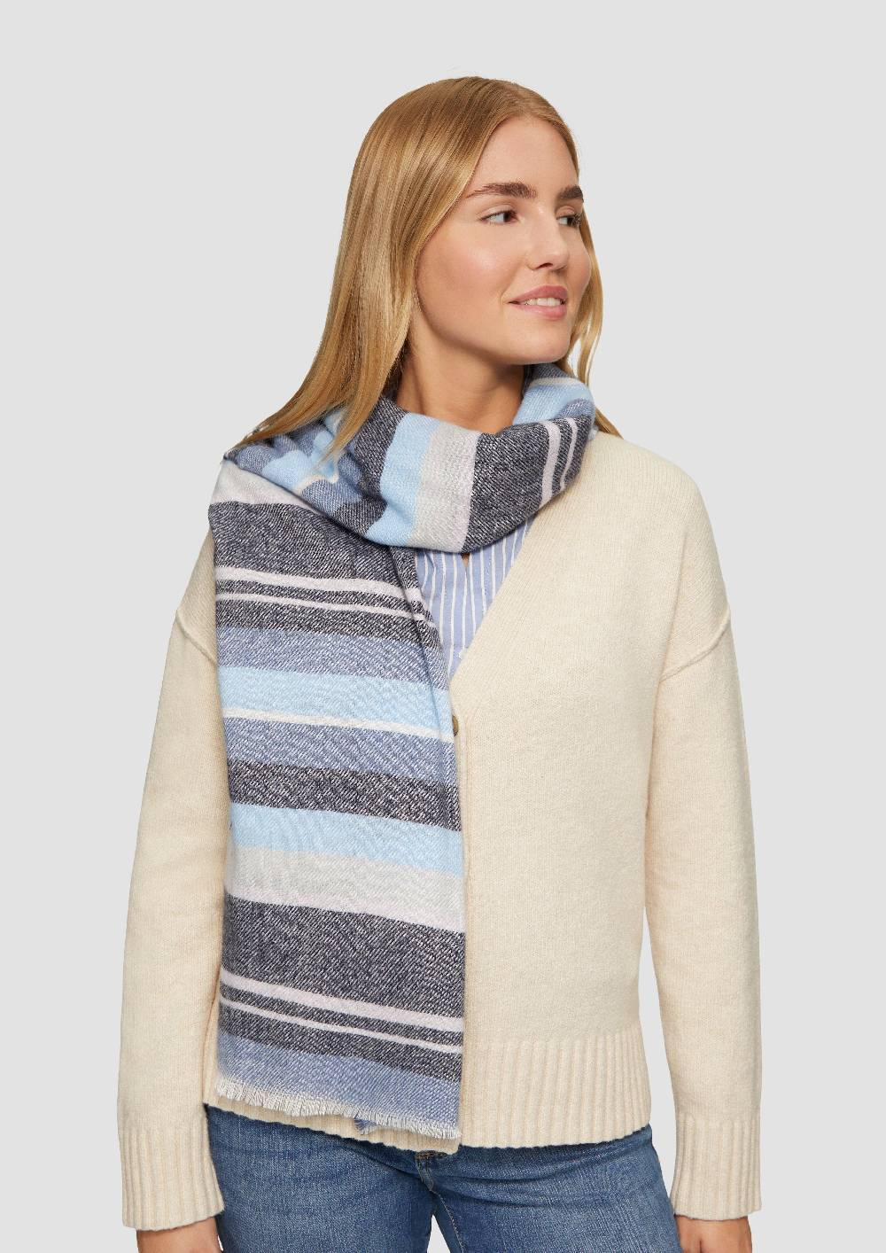 S.Oliver Schal Mit Streifen