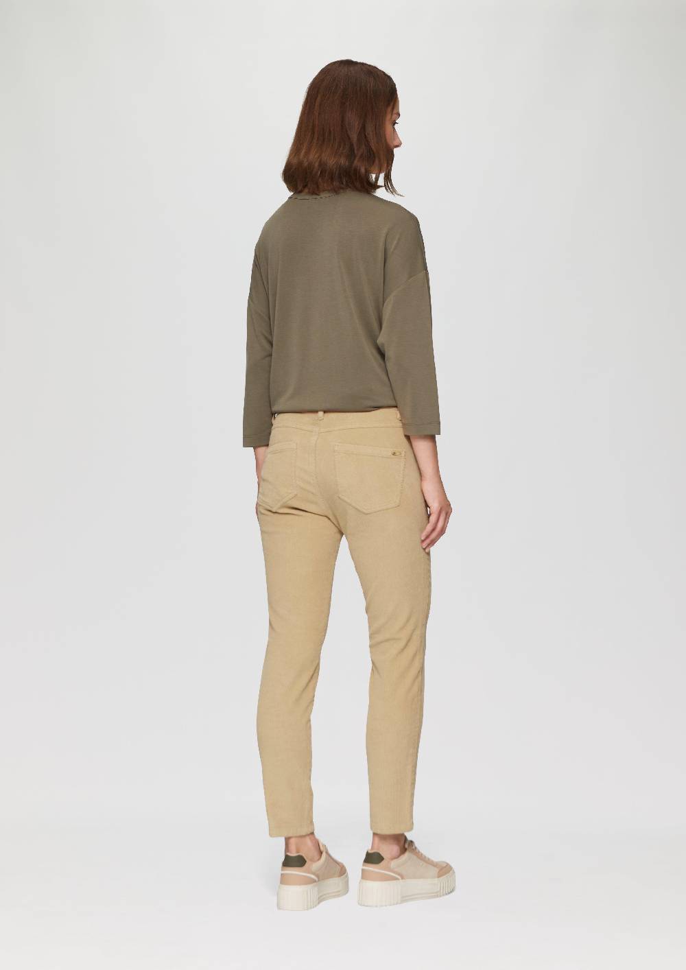 S.Oliver Schmal Geschnittene Cordhose