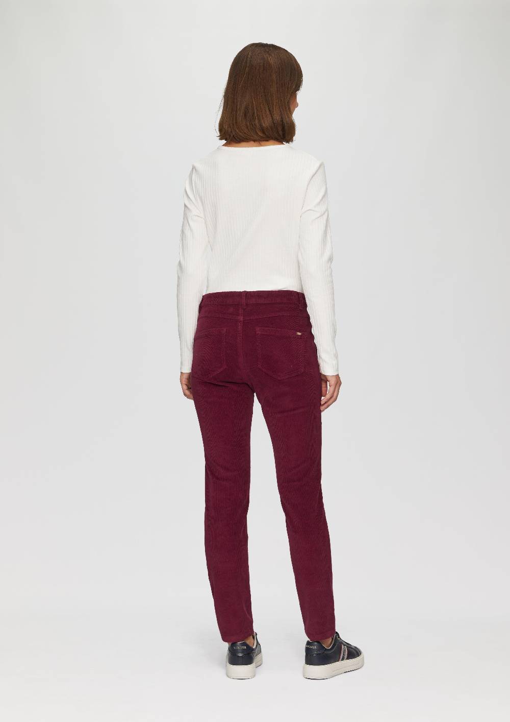 S.Oliver Schmal Geschnittene Cordhose