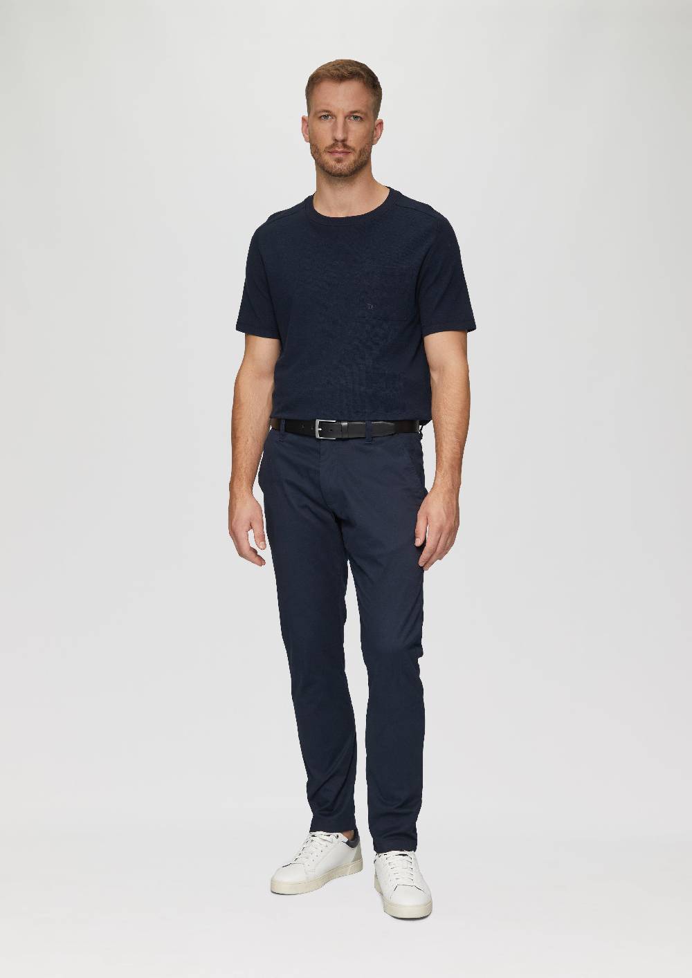 S.Oliver Schmaler Gürtel Aus Leder