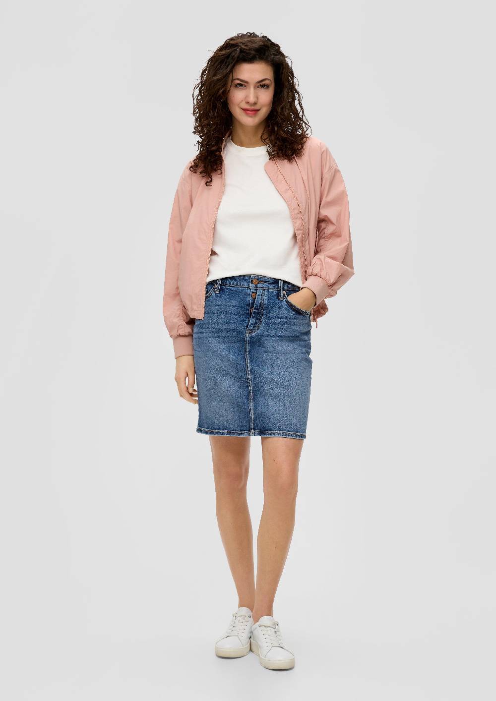 S.Oliver Schmaler Jeansrock