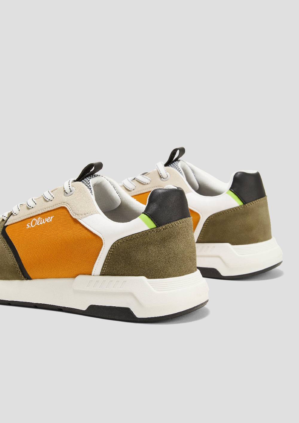 S.Oliver Schnürer In Colour-Blocking-Optik